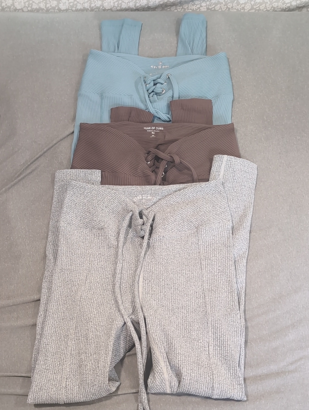 Year of Ours Ribbed Football Leggings Lot Size M/S